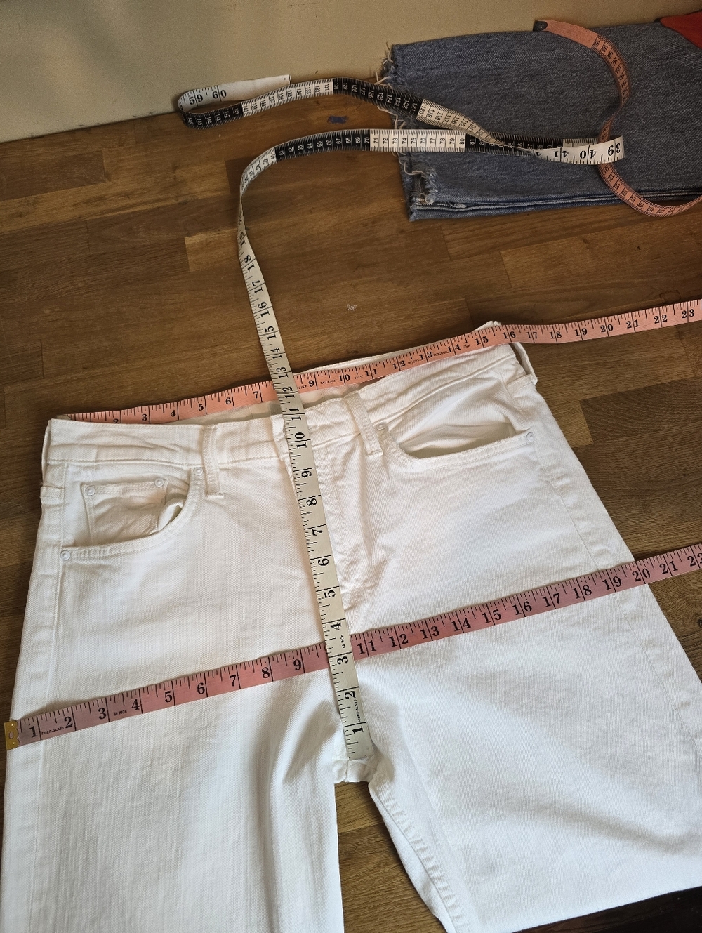 Anthropologie MOTHER SUPERIOR The Smarty Pants Skimp Jean In Totally Innocent 31 - Picture 14 of 16